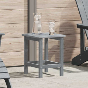 Hellgrauer Polyethylen Beistelltisch 38x38x46 cm