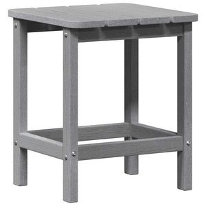 Hellgrauer Polyethylen Beistelltisch 38x38x46 cm