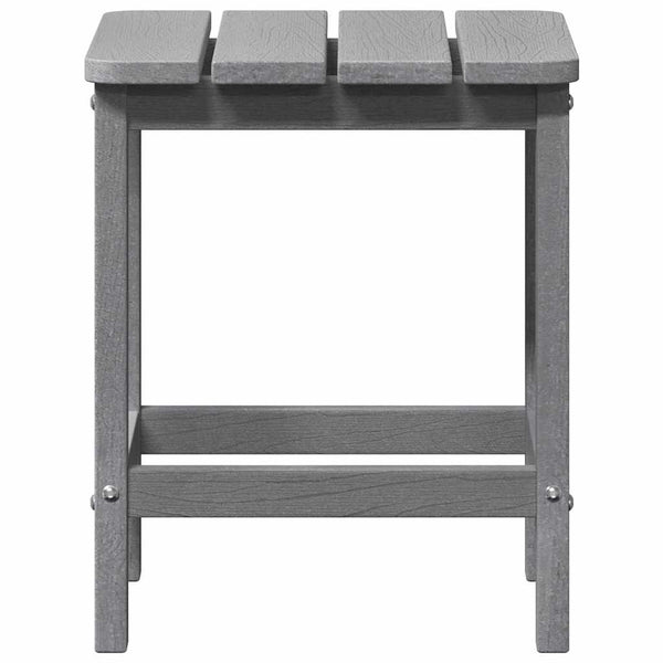 Hellgrauer Polyethylen Beistelltisch 38x38x46 cm