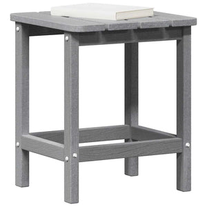 Hellgrauer Polyethylen Beistelltisch 38x38x46 cm