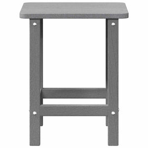 Hellgrauer Polyethylen Beistelltisch 38x38x46 cm