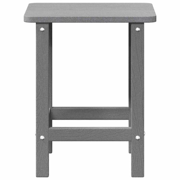 Hellgrauer Polyethylen Beistelltisch 38x38x46 cm