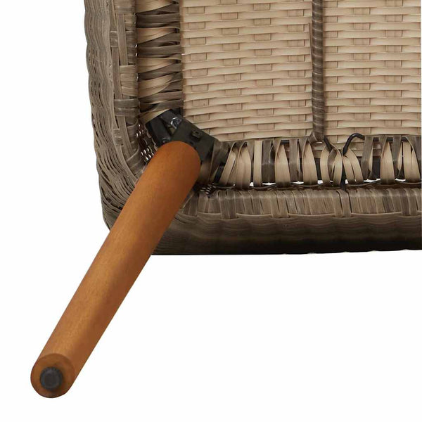 Poly-Rattan Gartenstühle 2er Set Schwarz