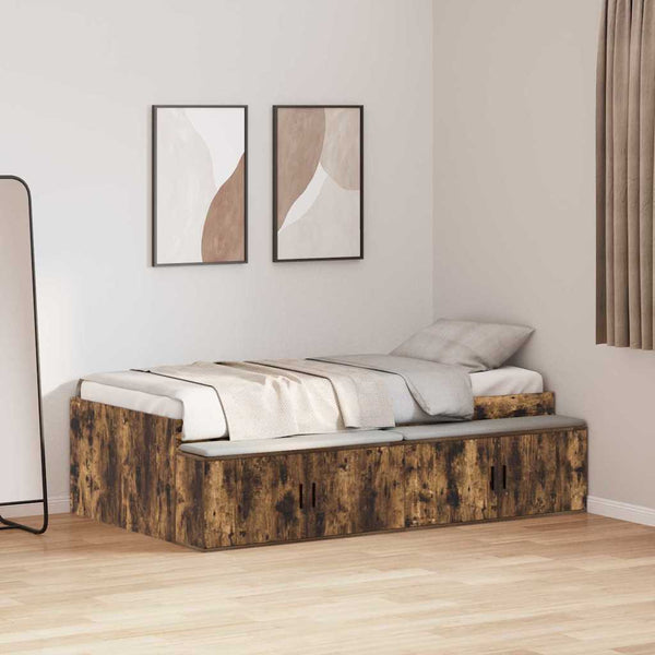 Bettrahmen Geräucherte Eiche 90x200 cm