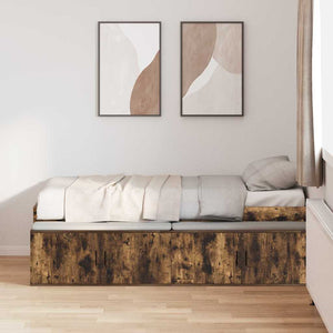 Bettrahmen Geräucherte Eiche 70x190 cm