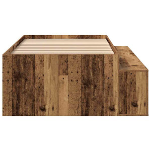 Bettrahmen Altholz mit Schubladen 70x190 cm
