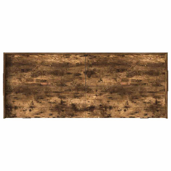 Bettrahmen 98,5x200 cm Geräucherte Eiche