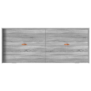 Bettrahmen mit Kopfteil 90x200 cm Grau
