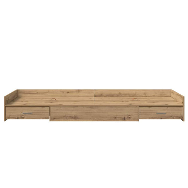 Bettrahmen Artisan-Eiche 80x200 cm
