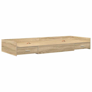 Bettrahmen Sonoma Eiche 90x190 cm