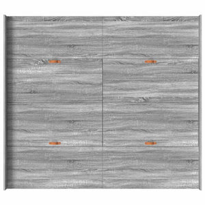 Aufbewahrungsbett 180x200 cm Grau