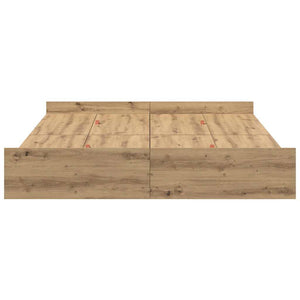 Aufbewahrungsbettgestell Artisan Eiche 140x190 cm