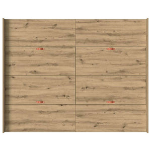 Aufbewahrungsbettgestell Artisan Eiche 140x190 cm