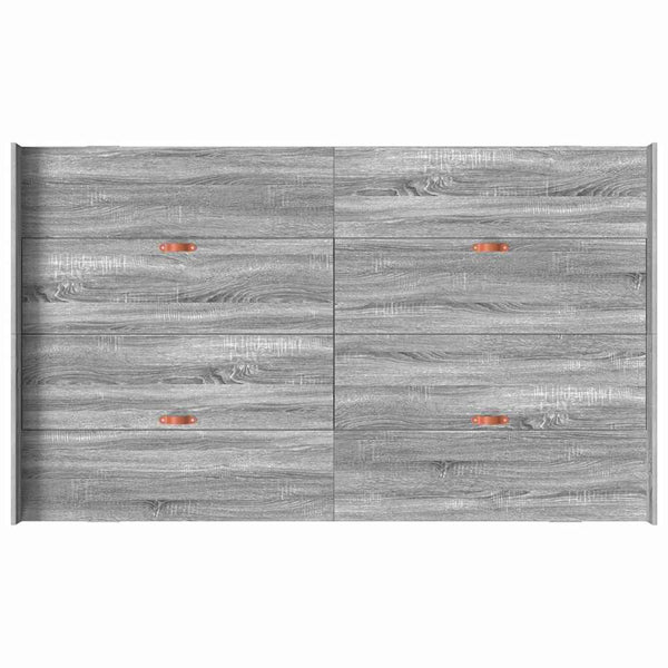 Bettgestell mit Stauraum Grau 120x190 cm