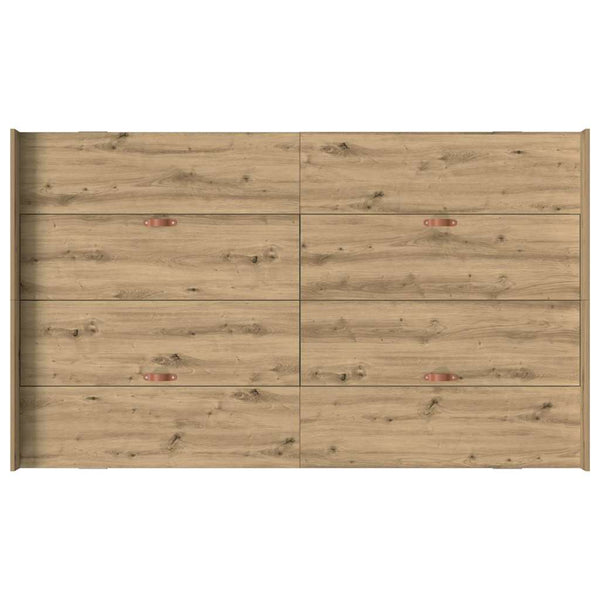 Aufbewahrungsbett 120x190 cm Artisan Eiche