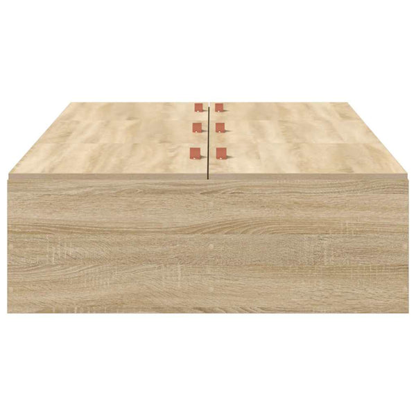 Aufbewahrungsbettgestell Sonoma Eiche 80x200 cm