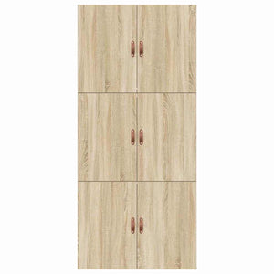 Aufbewahrungsbettgestell Sonoma-Eiche 90x200 cm
