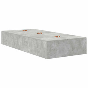 Bettgestell mit Stauraum 90x200 cm Grau