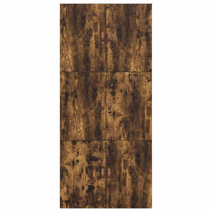 Bettgestell mit Stauraum 90x200 cm Geräucherte Eiche