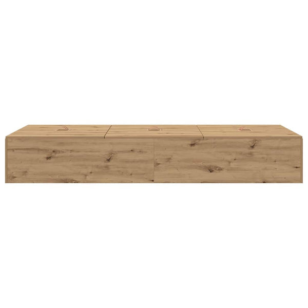 Stauraumbett Artisan Eiche 90x200 cm