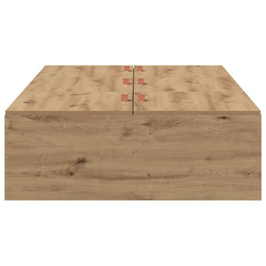 Bettgestell mit Stauraum Artisan-Eiche 100x200 cm