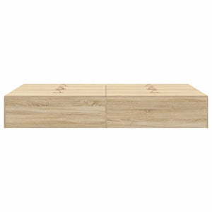 Aufbewahrungsbettgestell Sonoma-Eiche 120x190 cm