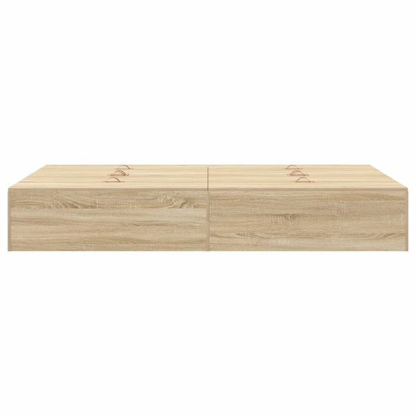 Aufbewahrungsbettgestell Sonoma-Eiche 120x190 cm