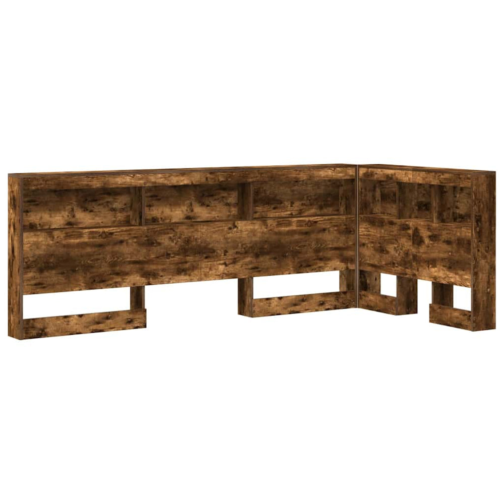 Aufbewahrungskopfteil Geräucherte Eiche 80 cm