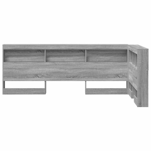 Aufbewahrungskopfteil Grau Sonoma 80 cm