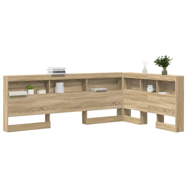 Sonoma Eiche Kopfteil mit Stauraum 120 cm