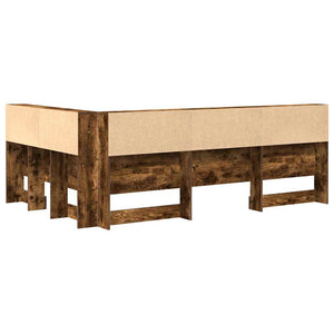 Aufbewahrungskopfteil 120 cm Geräucherte Eiche