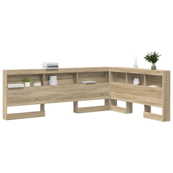 Sonoma Eiche Kopfteil mit Stauraum 150 cm