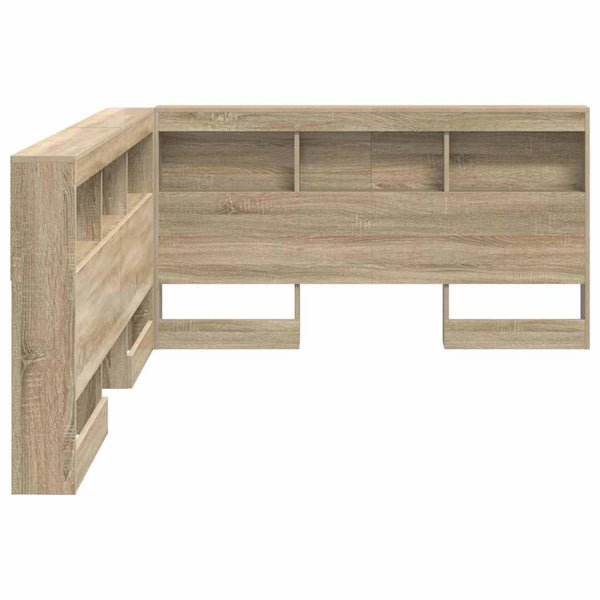 Sonoma Eiche Kopfteil mit Stauraum 150 cm