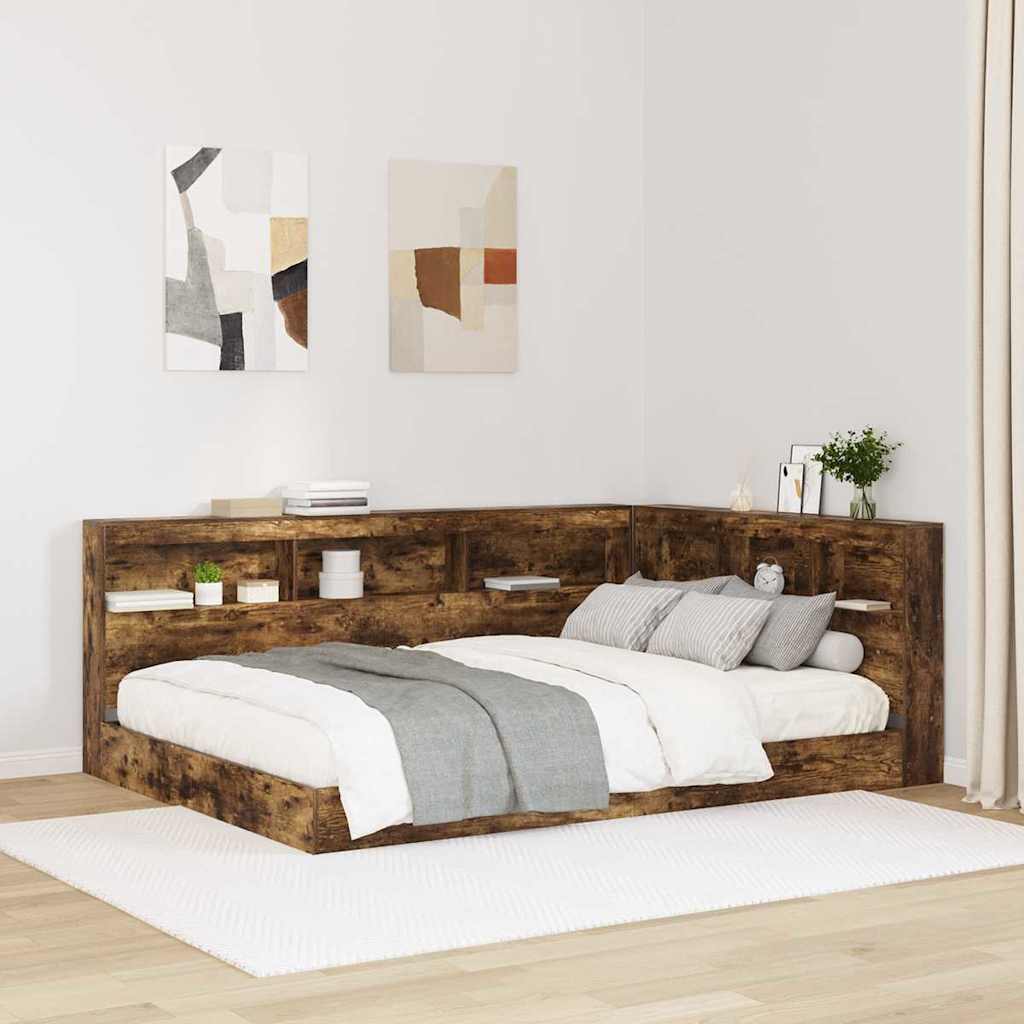 Aufbewahrungskopfteil Geräucherte Eiche 150 cm