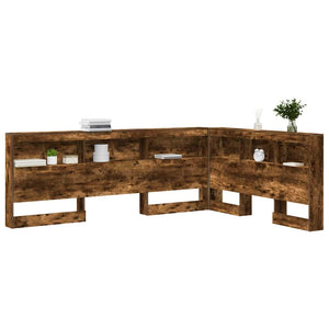 Aufbewahrungskopfteil Geräucherte Eiche 150 cm