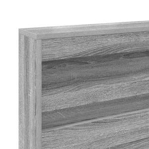 Graues Sonoma Kopfteil mit Stauraum 150 cm