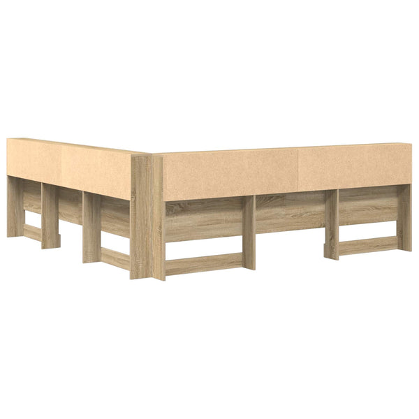 Aufbewahrungskopfteil Sonoma-Eiche 180 cm