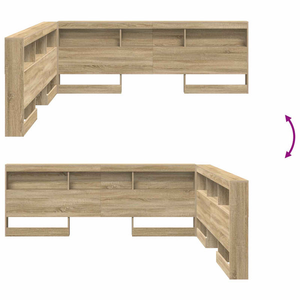 Aufbewahrungskopfteil Sonoma-Eiche 180 cm