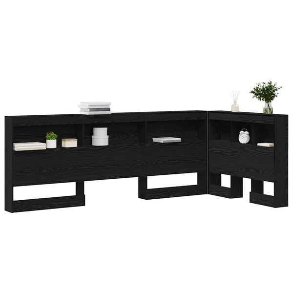Aufbewahrungskopfteil Schwarz Eiche 75cm