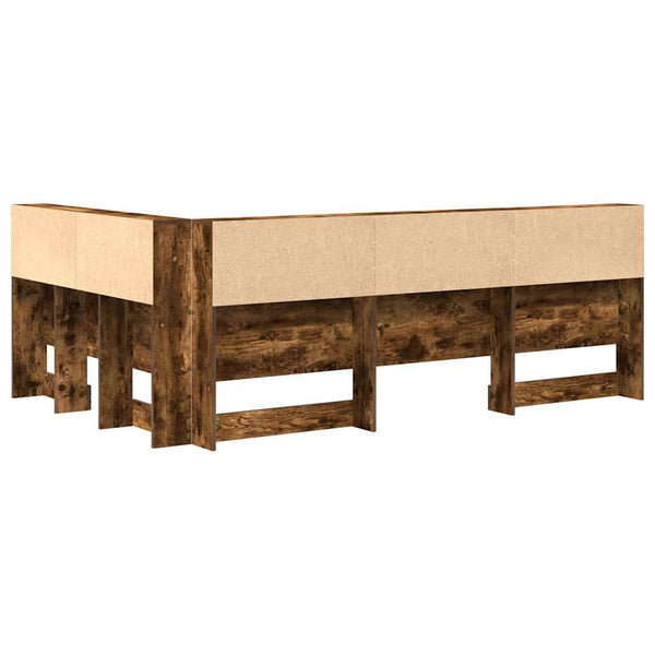 Aufbewahrungskopfteil Geräucherte Eiche 207,5 cm