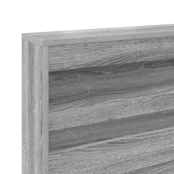 Graues Sonoma Aufbewahrungskopfteil 207,5 cm