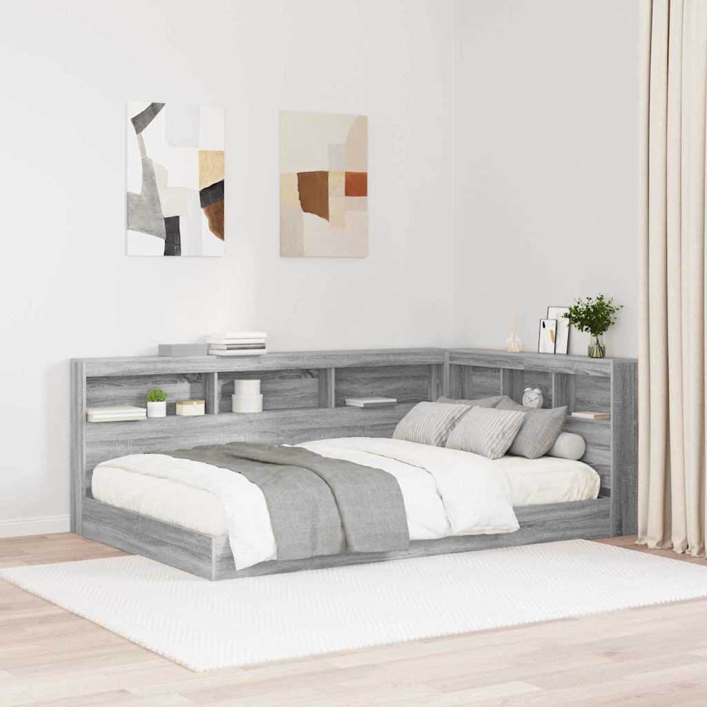 Graues Sonoma Aufbewahrungskopfteil 207,5 cm