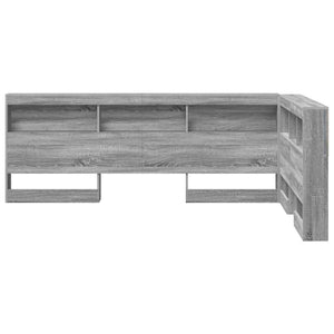 Graues Sonoma Aufbewahrungskopfteil 207,5 cm