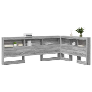 Graues Sonoma Aufbewahrungskopfteil 207,5 cm