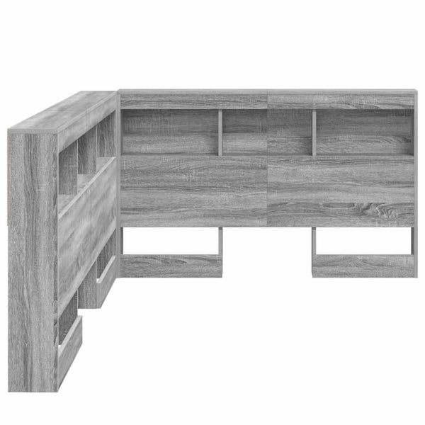 Graues Sonoma Aufbewahrungskopfteil 207,5 cm
