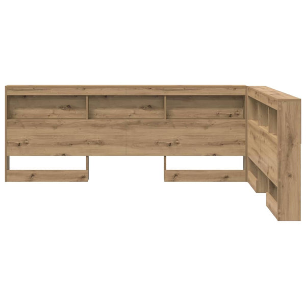 Aufbewahrungskopfteil Eiche 135 cm