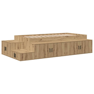 Aufbewahrungsbettgestell 90 cm Artisan Eiche