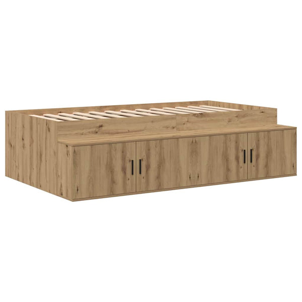 Aufbewahrungsbettgestell 90 cm Artisan Eiche