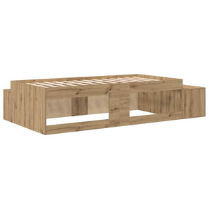 Aufbewahrungsbettgestell 90 cm Artisan Eiche