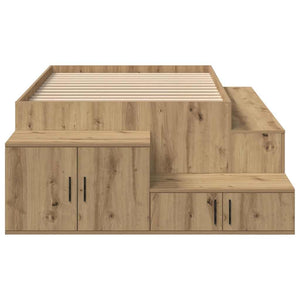 Aufbewahrungsbettgestell 90 cm Artisan Eiche